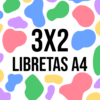 3x2 libretas A4