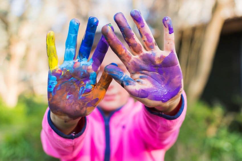 colores en los niños