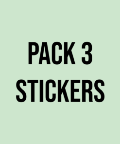 PACK 3 STICKERS