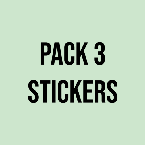 PACK 3 STICKERS