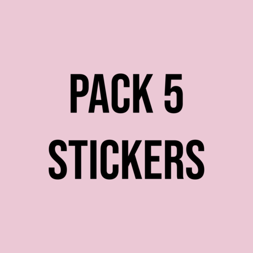 PACK 5 STICKERS